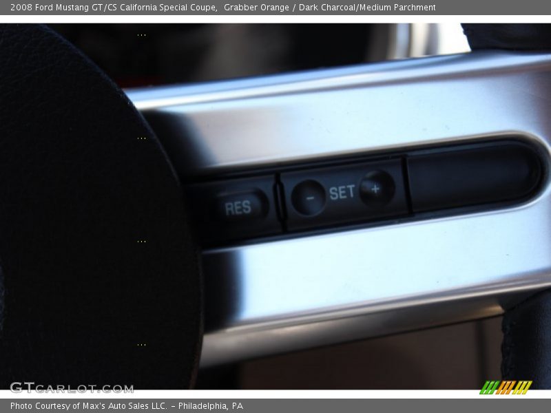 Grabber Orange / Dark Charcoal/Medium Parchment 2008 Ford Mustang GT/CS California Special Coupe