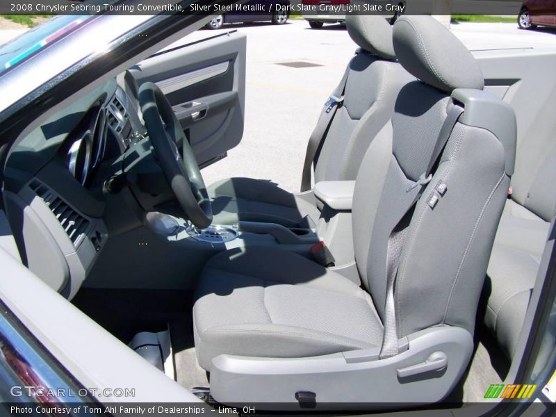 Silver Steel Metallic / Dark Slate Gray/Light Slate Gray 2008 Chrysler Sebring Touring Convertible