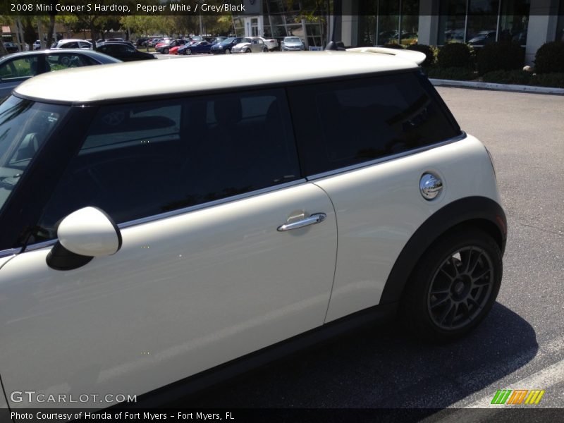 Pepper White / Grey/Black 2008 Mini Cooper S Hardtop