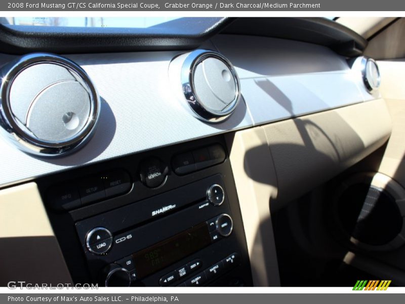 Grabber Orange / Dark Charcoal/Medium Parchment 2008 Ford Mustang GT/CS California Special Coupe