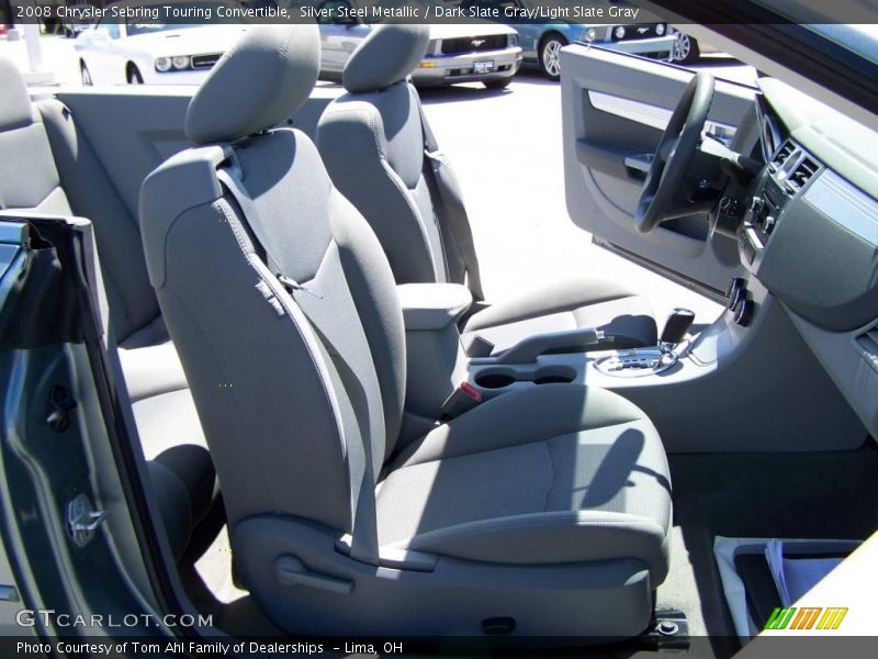 Silver Steel Metallic / Dark Slate Gray/Light Slate Gray 2008 Chrysler Sebring Touring Convertible