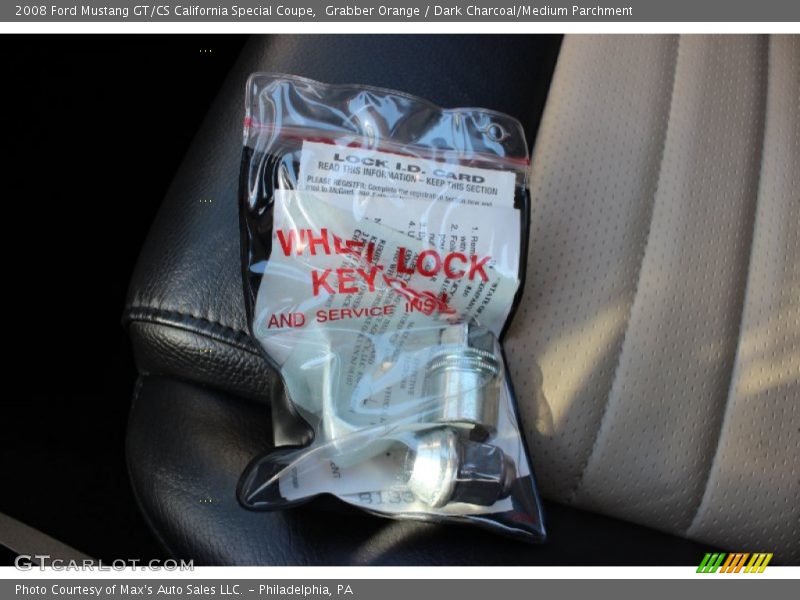 Grabber Orange / Dark Charcoal/Medium Parchment 2008 Ford Mustang GT/CS California Special Coupe