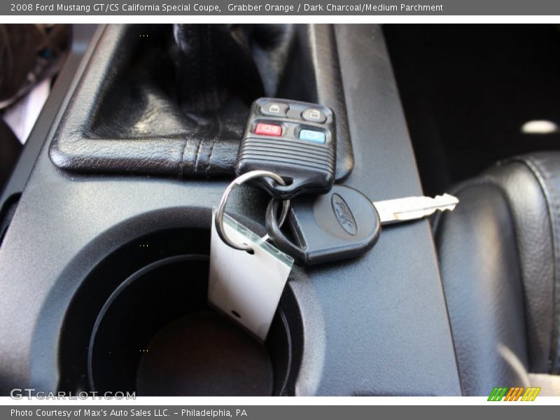 Keys of 2008 Mustang GT/CS California Special Coupe