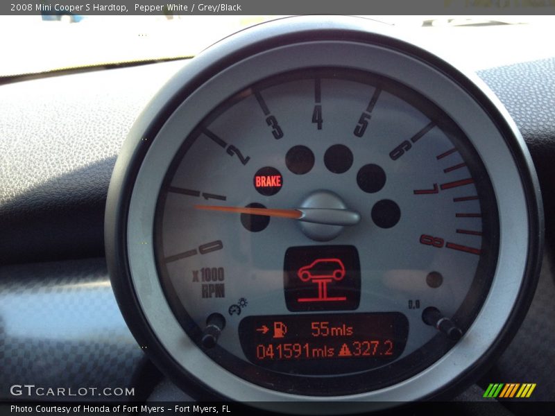 Pepper White / Grey/Black 2008 Mini Cooper S Hardtop