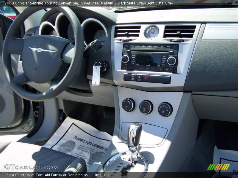 Silver Steel Metallic / Dark Slate Gray/Light Slate Gray 2008 Chrysler Sebring Touring Convertible