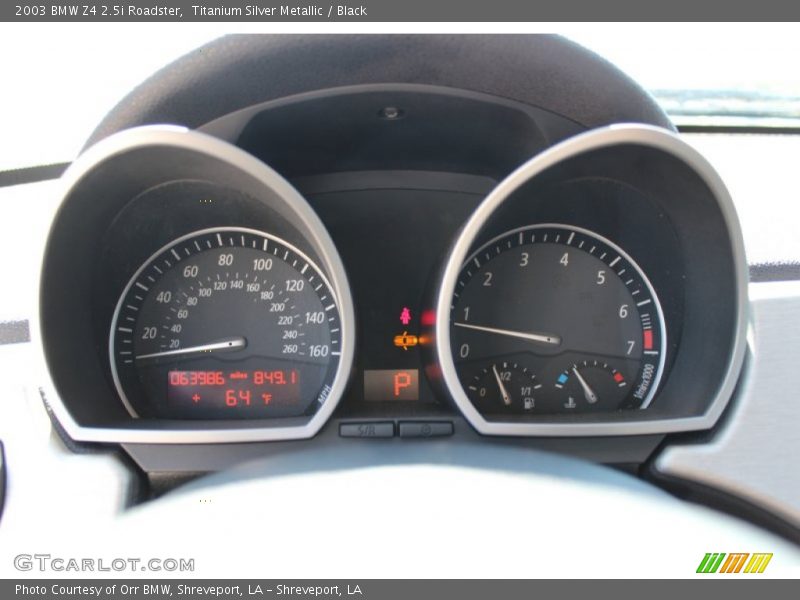  2003 Z4 2.5i Roadster 2.5i Roadster Gauges