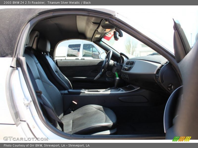 Titanium Silver Metallic / Black 2003 BMW Z4 2.5i Roadster