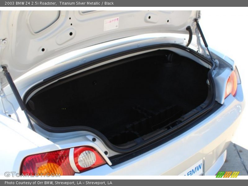 Titanium Silver Metallic / Black 2003 BMW Z4 2.5i Roadster
