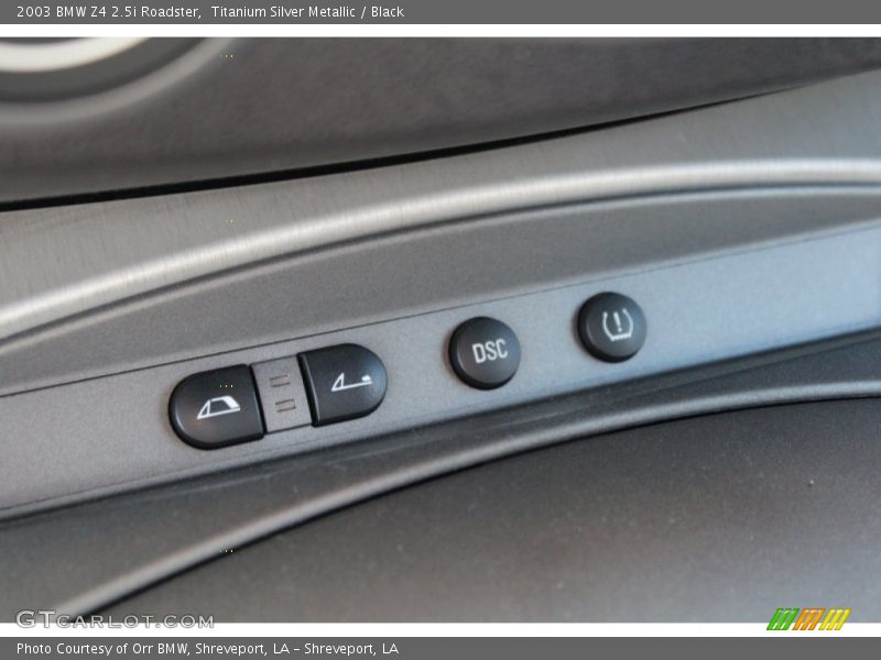 Titanium Silver Metallic / Black 2003 BMW Z4 2.5i Roadster