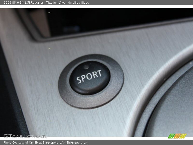 Titanium Silver Metallic / Black 2003 BMW Z4 2.5i Roadster