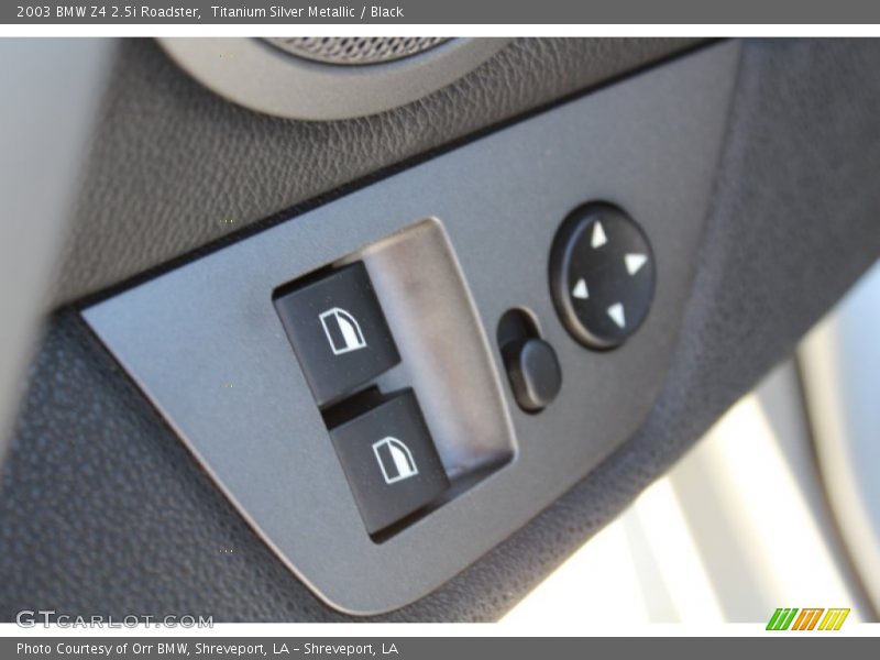 Titanium Silver Metallic / Black 2003 BMW Z4 2.5i Roadster