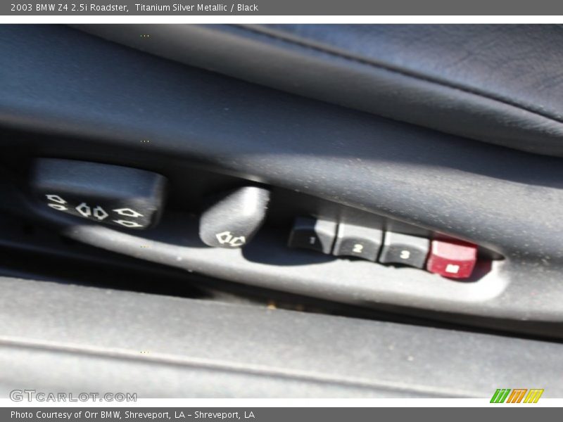 Titanium Silver Metallic / Black 2003 BMW Z4 2.5i Roadster