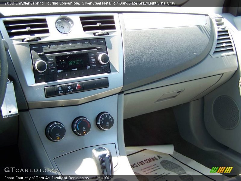Silver Steel Metallic / Dark Slate Gray/Light Slate Gray 2008 Chrysler Sebring Touring Convertible
