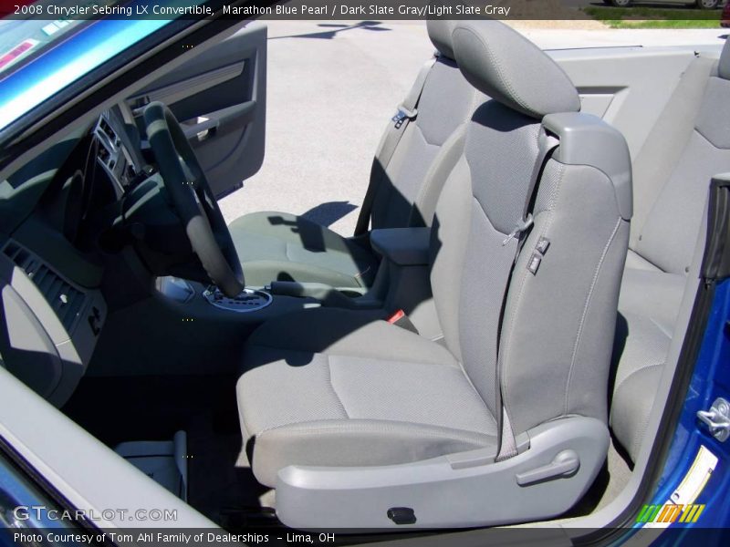 Marathon Blue Pearl / Dark Slate Gray/Light Slate Gray 2008 Chrysler Sebring LX Convertible