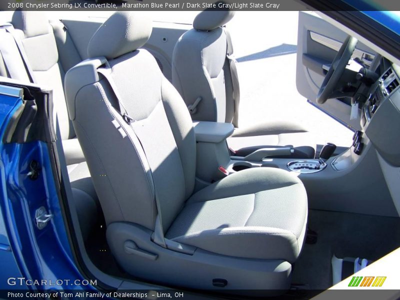 Marathon Blue Pearl / Dark Slate Gray/Light Slate Gray 2008 Chrysler Sebring LX Convertible