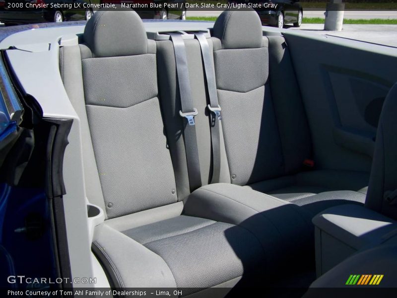 Marathon Blue Pearl / Dark Slate Gray/Light Slate Gray 2008 Chrysler Sebring LX Convertible