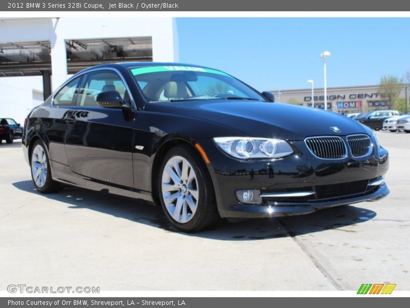 Jet Black / Oyster/Black 2012 BMW 3 Series 328i Coupe