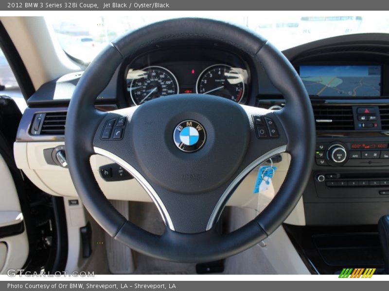 Jet Black / Oyster/Black 2012 BMW 3 Series 328i Coupe