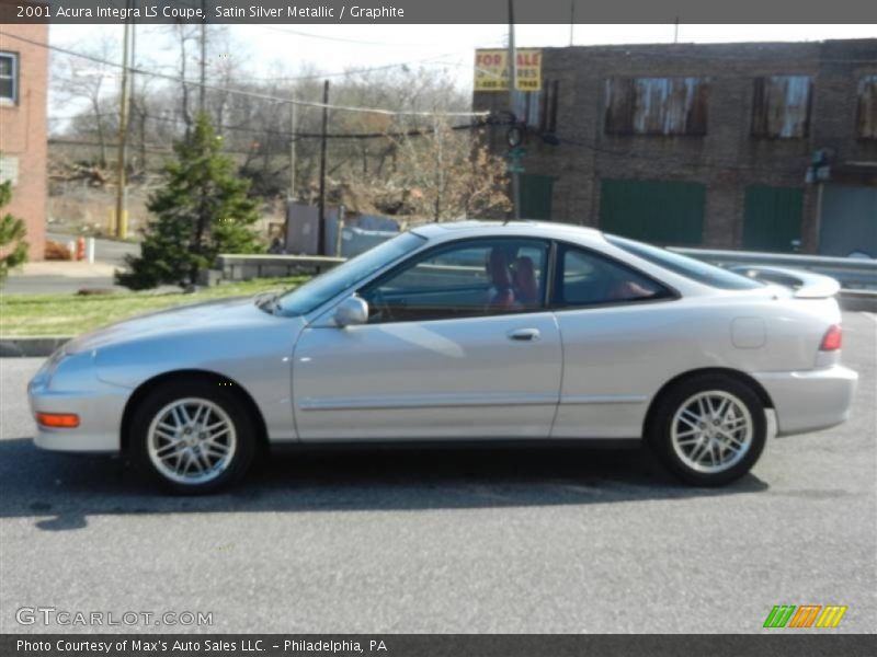 Satin Silver Metallic / Graphite 2001 Acura Integra LS Coupe