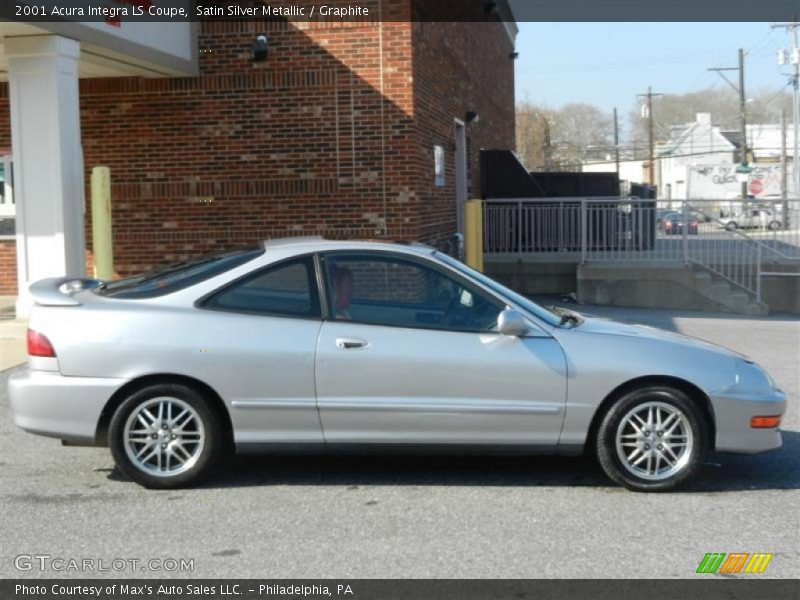 Satin Silver Metallic / Graphite 2001 Acura Integra LS Coupe