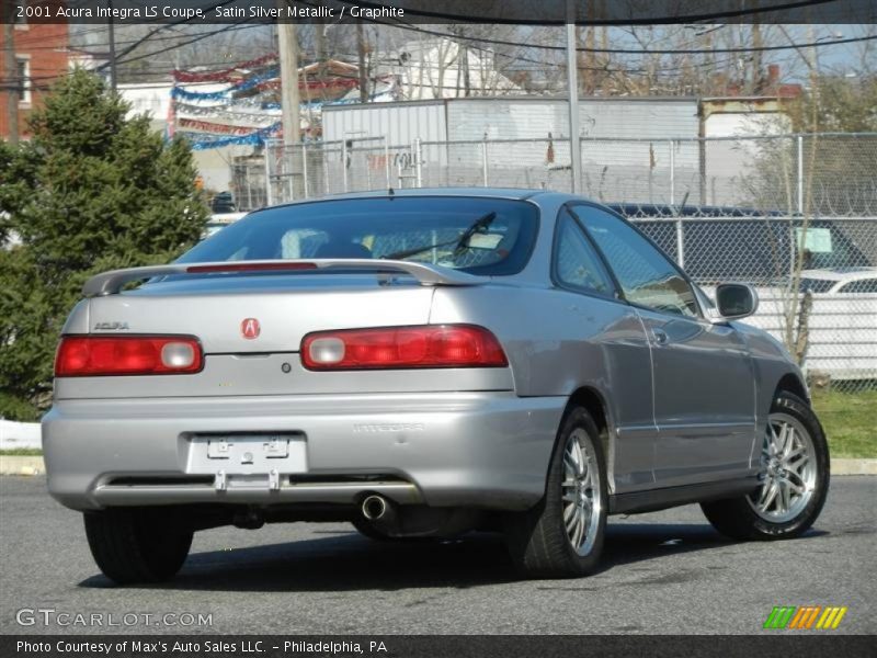 Satin Silver Metallic / Graphite 2001 Acura Integra LS Coupe