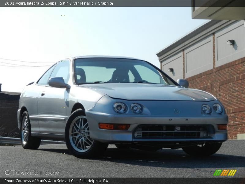 Satin Silver Metallic / Graphite 2001 Acura Integra LS Coupe