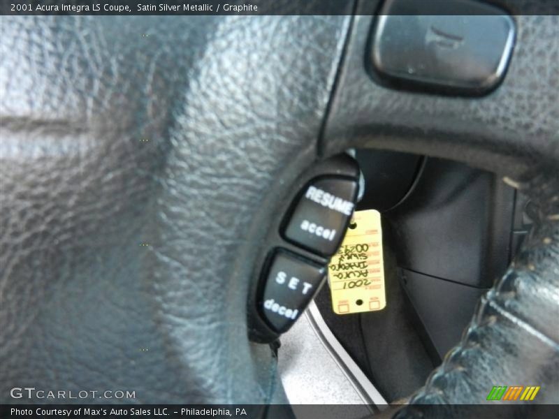 Satin Silver Metallic / Graphite 2001 Acura Integra LS Coupe