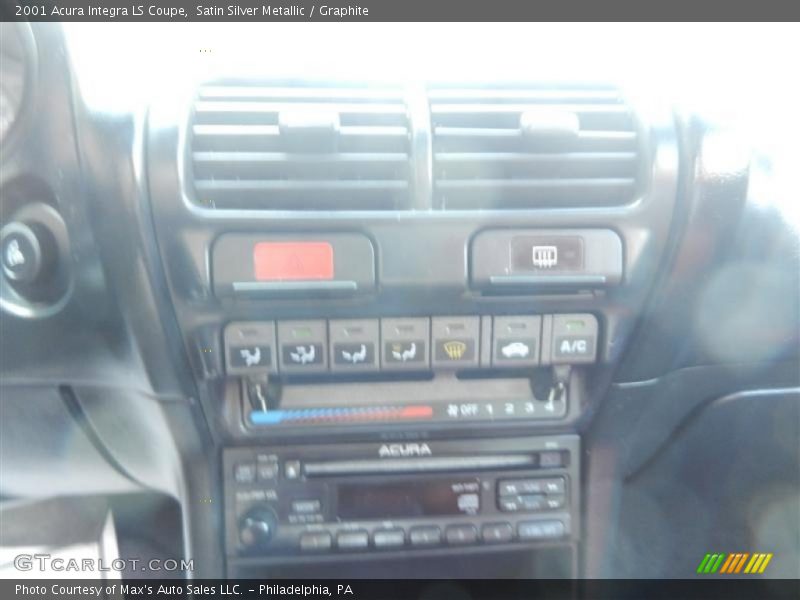 Satin Silver Metallic / Graphite 2001 Acura Integra LS Coupe