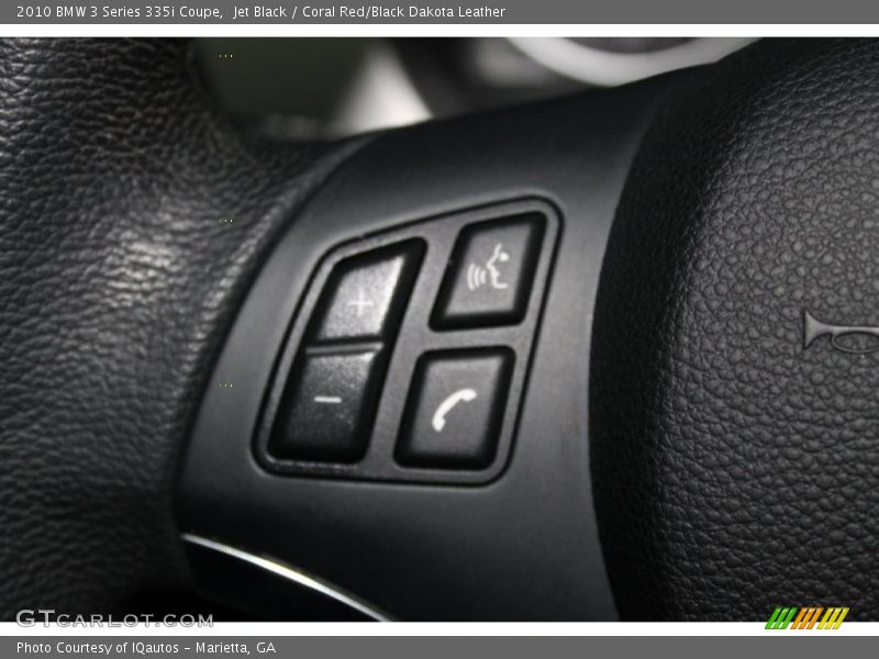 Jet Black / Coral Red/Black Dakota Leather 2010 BMW 3 Series 335i Coupe