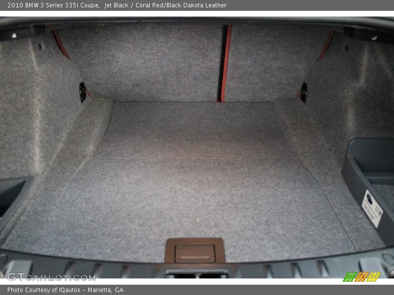 Jet Black / Coral Red/Black Dakota Leather 2010 BMW 3 Series 335i Coupe