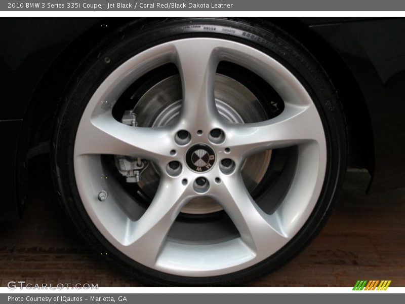 Jet Black / Coral Red/Black Dakota Leather 2010 BMW 3 Series 335i Coupe