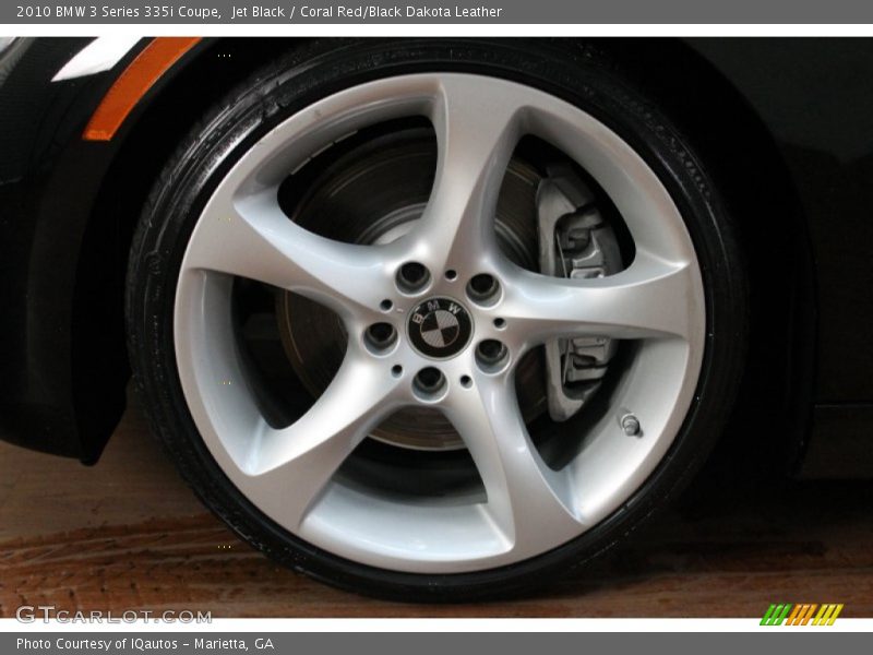 Jet Black / Coral Red/Black Dakota Leather 2010 BMW 3 Series 335i Coupe