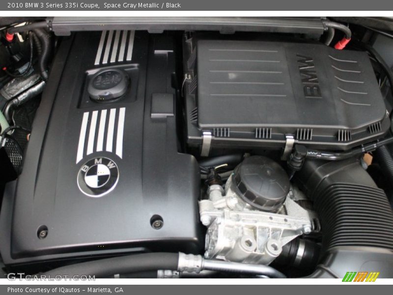 Space Gray Metallic / Black 2010 BMW 3 Series 335i Coupe