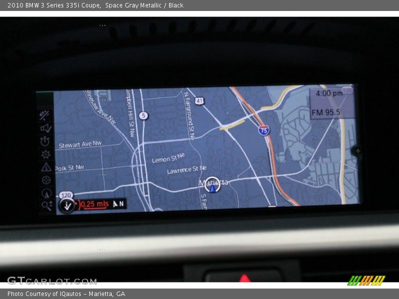 Space Gray Metallic / Black 2010 BMW 3 Series 335i Coupe