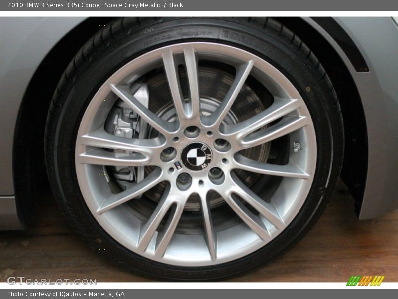 Space Gray Metallic / Black 2010 BMW 3 Series 335i Coupe