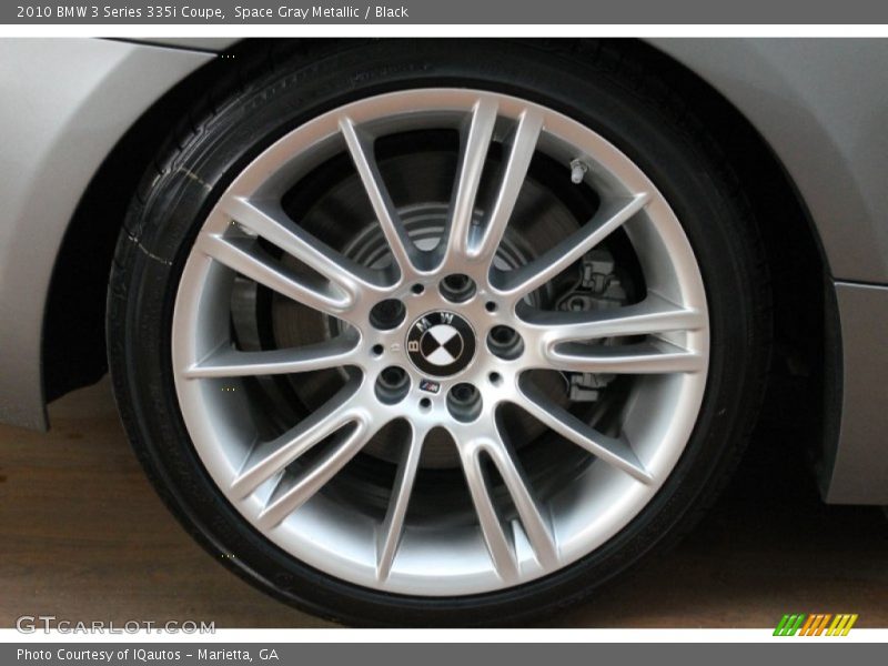 Space Gray Metallic / Black 2010 BMW 3 Series 335i Coupe