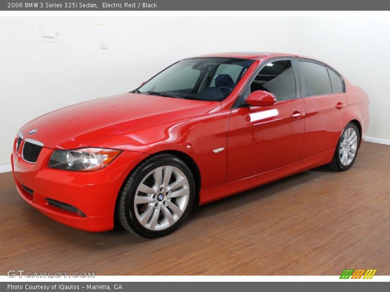 Electric Red / Black 2006 BMW 3 Series 325i Sedan