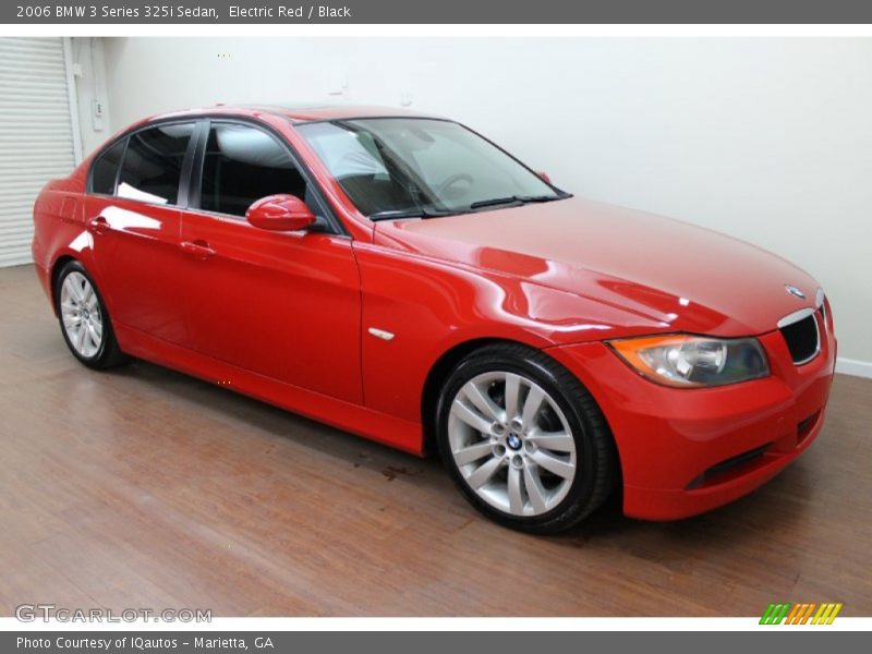 Electric Red / Black 2006 BMW 3 Series 325i Sedan