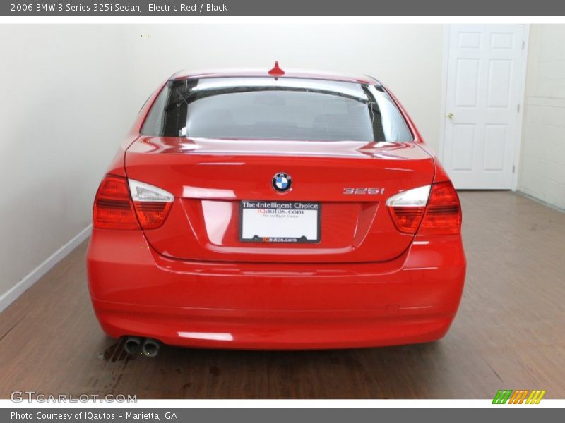 Electric Red / Black 2006 BMW 3 Series 325i Sedan