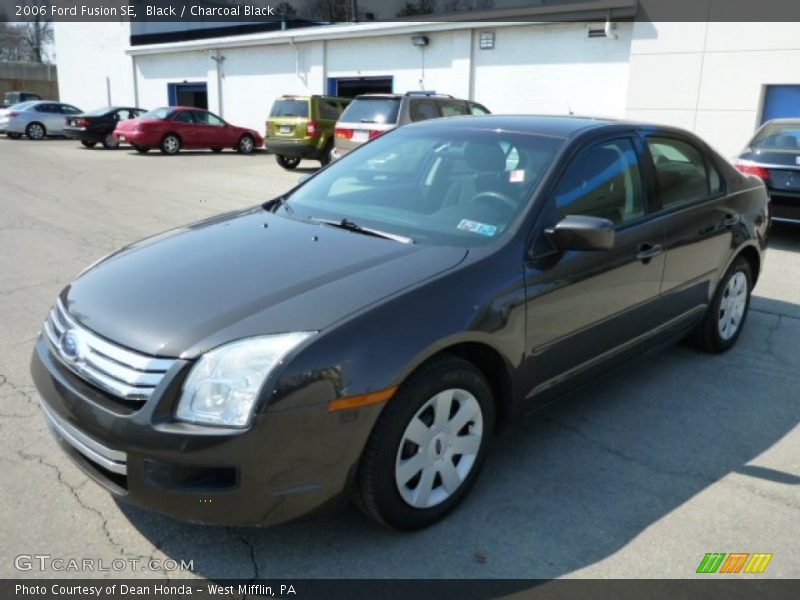 Black / Charcoal Black 2006 Ford Fusion SE