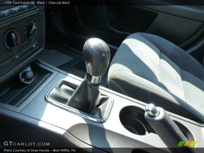 Black / Charcoal Black 2006 Ford Fusion SE