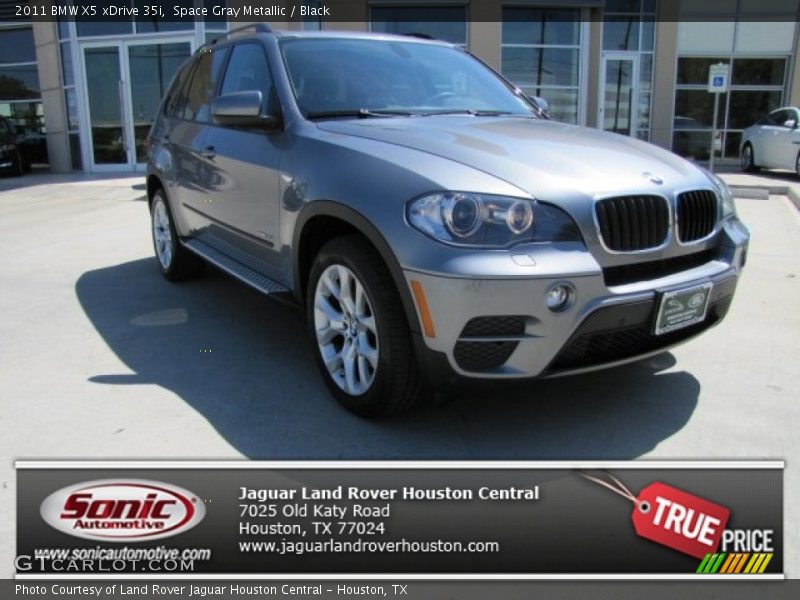 Space Gray Metallic / Black 2011 BMW X5 xDrive 35i