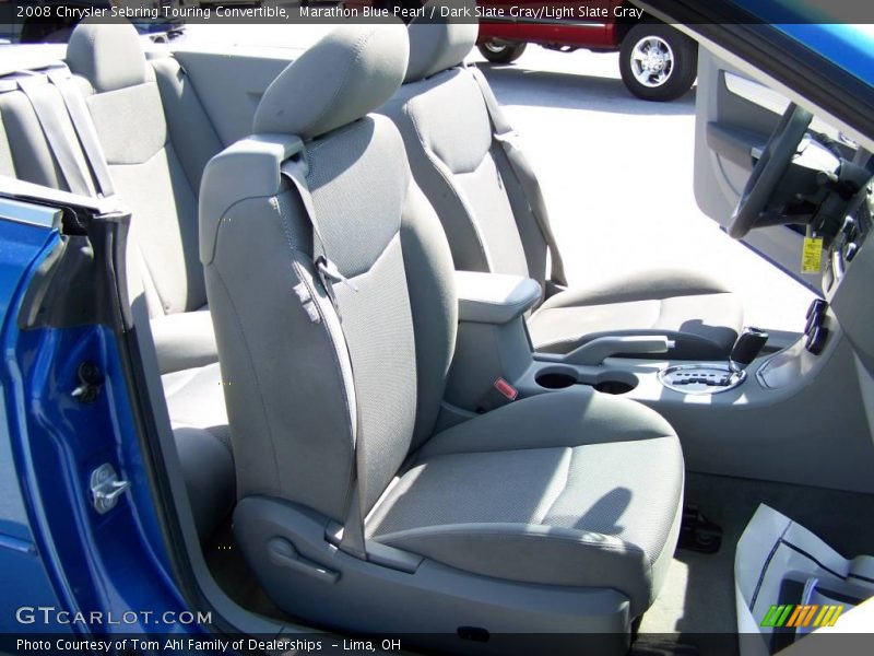 Marathon Blue Pearl / Dark Slate Gray/Light Slate Gray 2008 Chrysler Sebring Touring Convertible