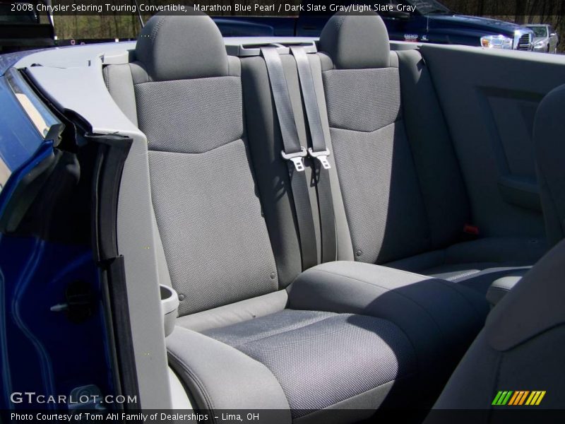 Marathon Blue Pearl / Dark Slate Gray/Light Slate Gray 2008 Chrysler Sebring Touring Convertible