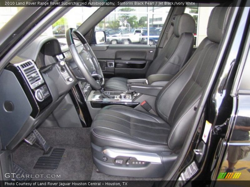  2010 Range Rover Supercharged Autobiography Jet Black/Ivory White Interior