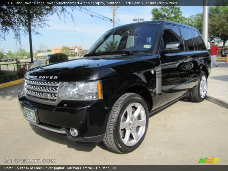 Front 3/4 View of 2010 Range Rover Supercharged Autobiography