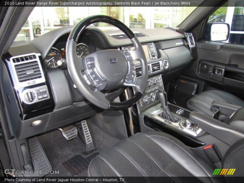 Jet Black/Ivory White Interior - 2010 Range Rover Supercharged Autobiography 