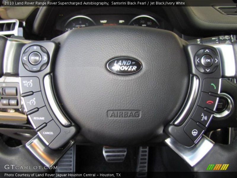 Controls of 2010 Range Rover Supercharged Autobiography