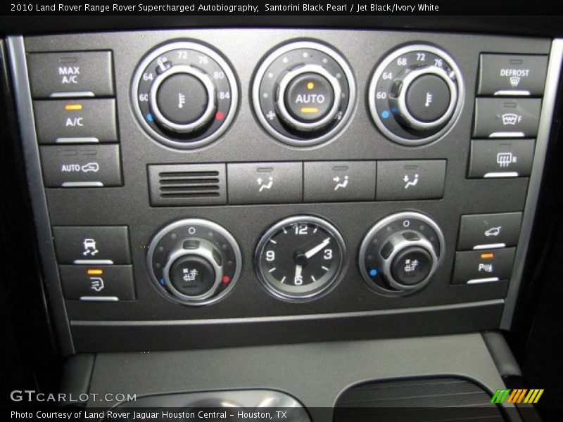 Controls of 2010 Range Rover Supercharged Autobiography