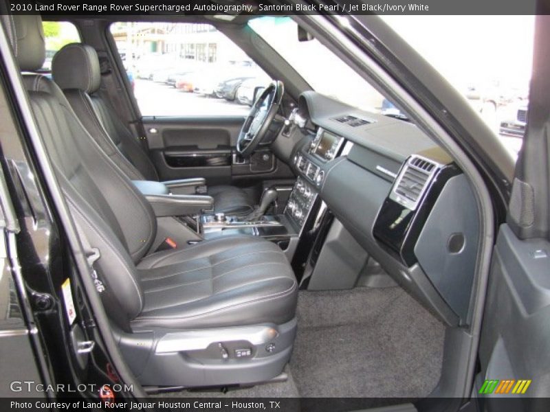  2010 Range Rover Supercharged Autobiography Jet Black/Ivory White Interior